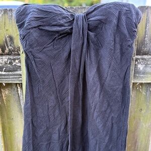 Free people black sleeveless Maxi Dress Size M